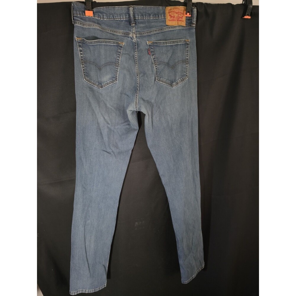 Levi's 510 Skinny Fit Men's Jeans W34 L38 Light Wash Stretch Denim